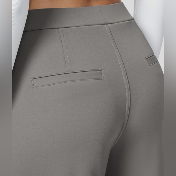 Halara High Waisted Plicated Side Pocket Straight Leg Work Pants NEW!!☑️ - Picture 5 of 11